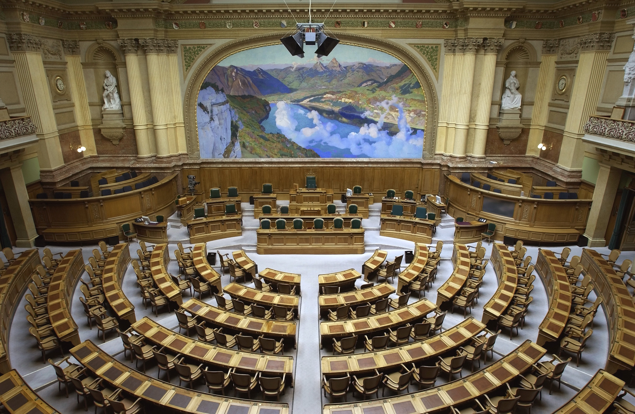 Council of States - Foto retirada do site Schweizer Parlament
