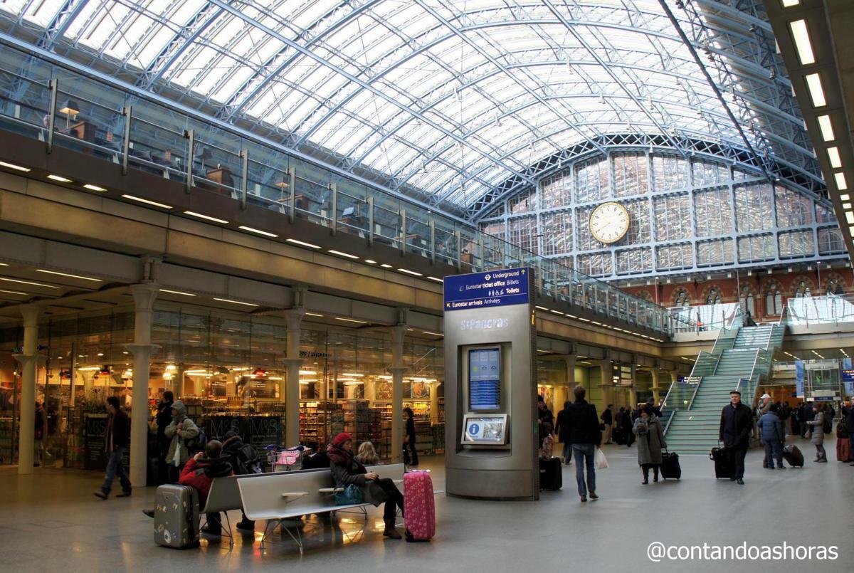 Estação de St Pancras, em Londres