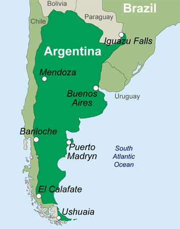 mapa argentina