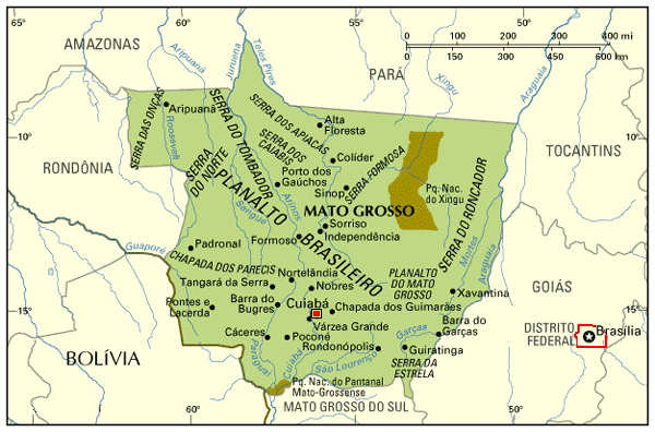 Mapa Mato Grosso 2