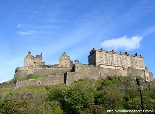 Castle Terrace, um dos melhores lugares pra fotografar o Castelo de Edimburgo