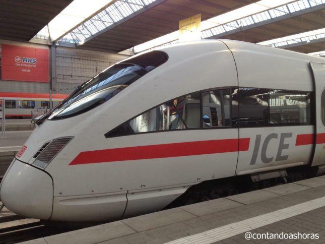 Andando de ICE – O trem de alta velocidade da Alemanha