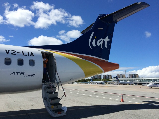 Caribe: Voando Liat Airline pela primeira vez