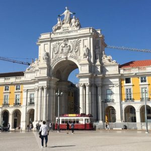 Portugal: Lisboa vista do alto do Arco da Rua Augusta